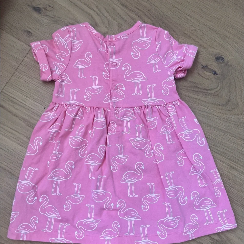 Carter's Pink Flamingo Dress - Picture 2 of 2
